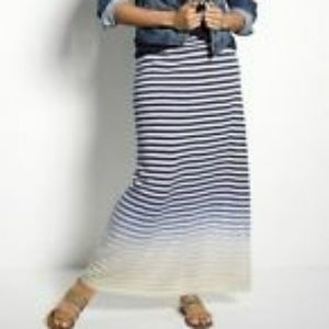 Lane Bryant Blue Ombre Knit Skirt